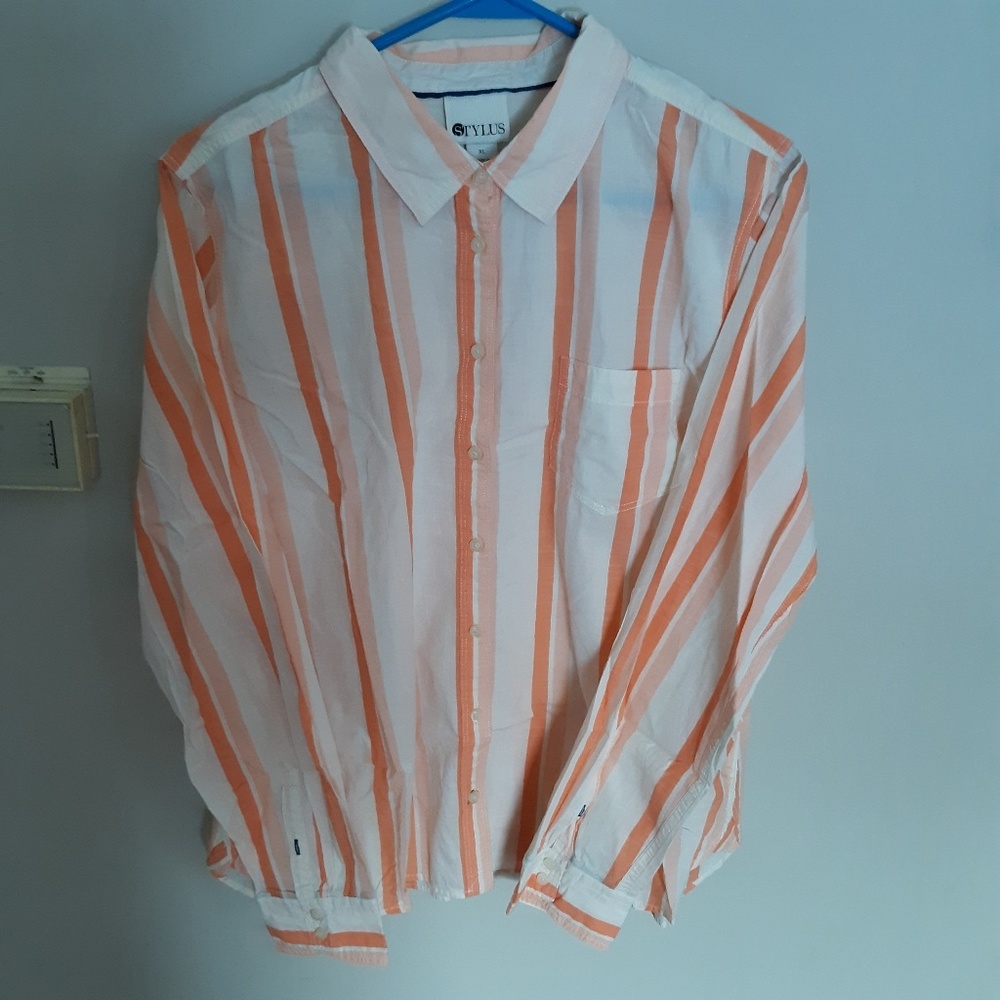 Stylus Womens Extra Large Dreamcicle Shirt